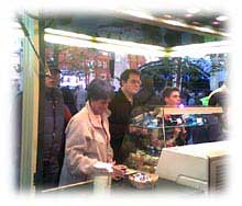 Customers at Coffee Trailer
